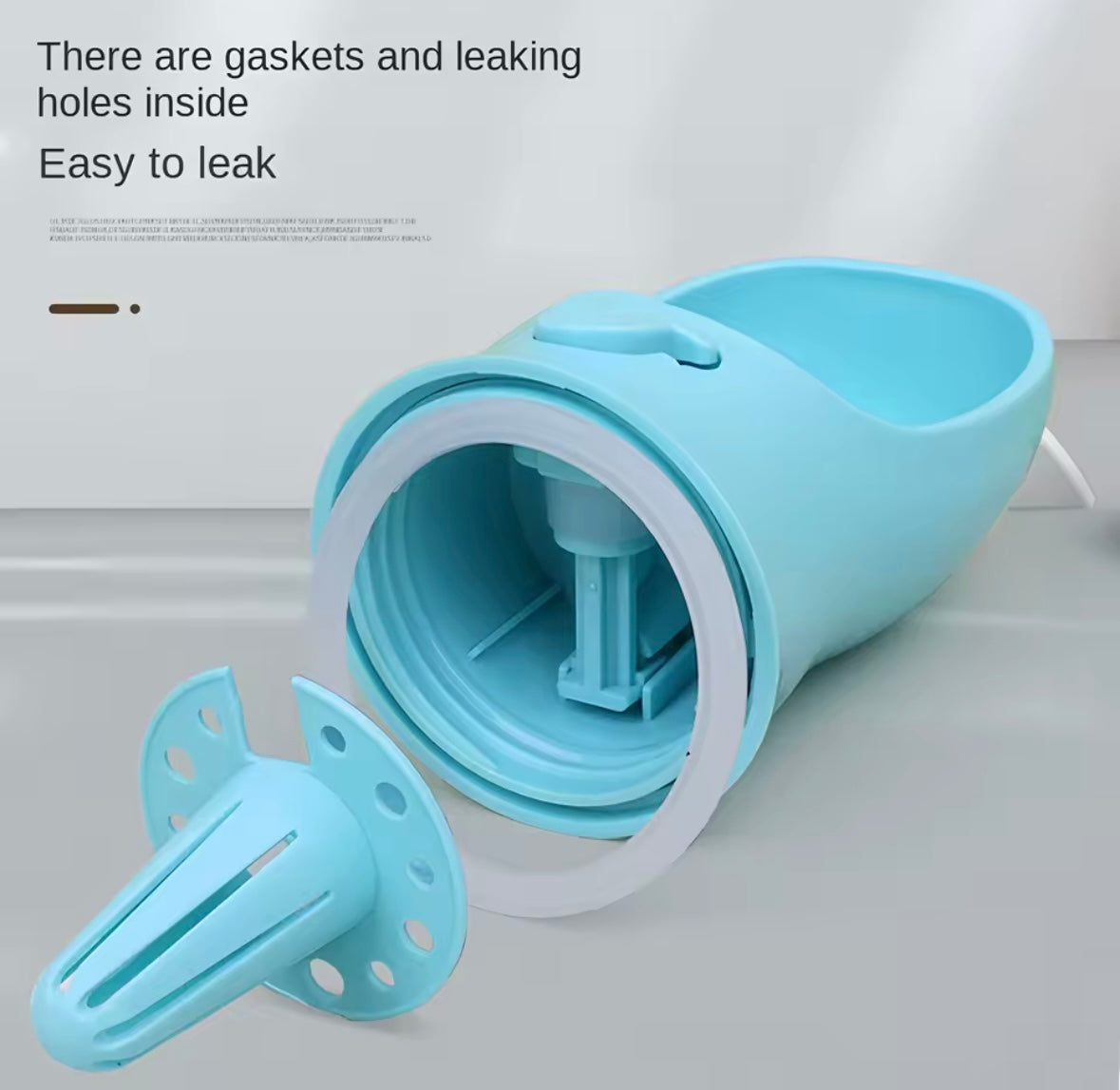 Portable Water Bottle with Food Storage